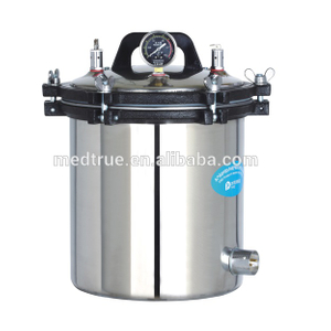 Esterilizador de vapor a presión portátil aprobado por CE/ISO eléctrico o calentado (MT05004160)