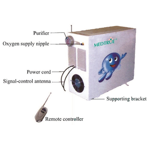 Venta caliente Medical Health Care 5L eléctrico móvil concentrador de oxígeno (MT05101060)