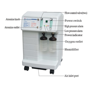 Concentrador de oxígeno móvil médico de alta pureza 5L (MT05101009)