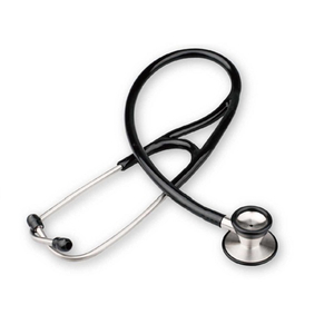 Estetoscopio médico aprobado por Ce/ISO Cardiología de acero inoxidable (MT01017001)