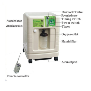 Ce/ISO Aprobado Medical Health Care Concentrador de oxígeno 3L eléctrico móvil (MT05101003)