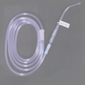 Tubo de conexión médico desechable aprobado por CE/ISO con mango Yankauer (MT58036021)