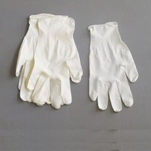 Guantes de examen de látex de grado médico con aprobación CE/ISO con polvo (MT58064001)